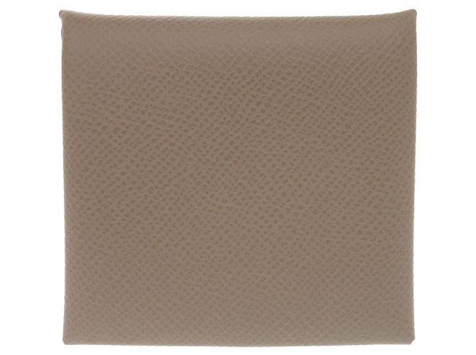 Monedero Bastia de Hermès en gris Etoupe Gris pardo - vista 3