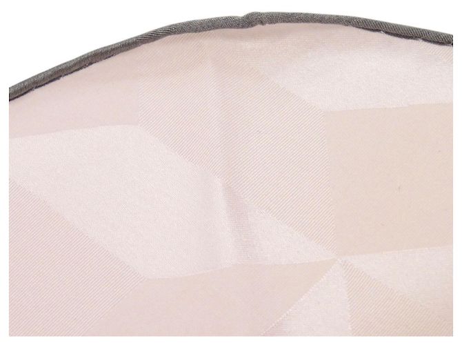 Bufanda de seda Losange rosa Hermès - vista 3