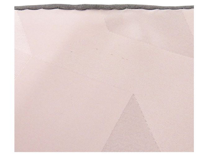 Bufanda de seda Losange rosa Hermès - vista 7