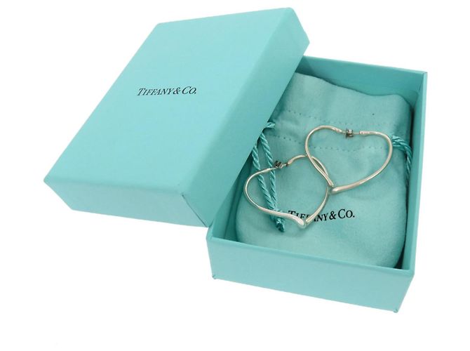 Orecchini a perno Cuore Aperto di Tiffany & Co. Argento - vista 2