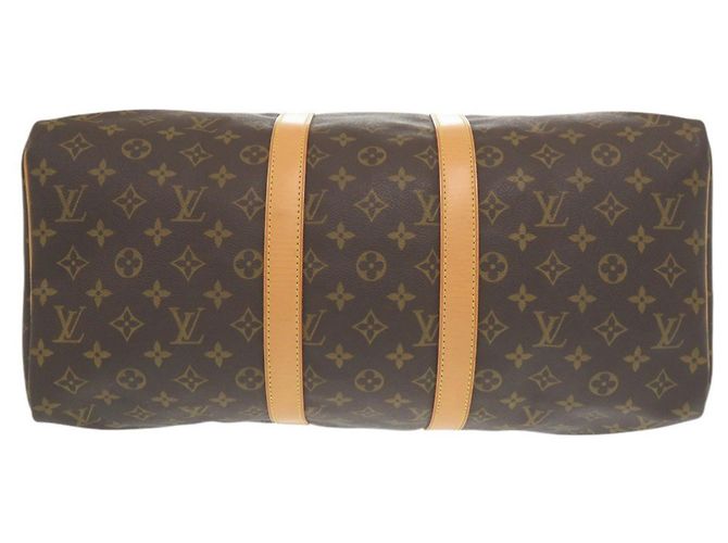 Borsa Boston Keepall 45 Monogram Louis Vuitton Marrone - vista 3