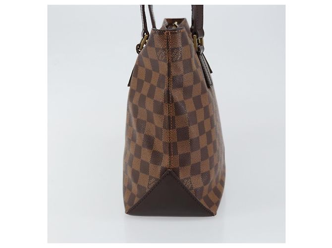 Louis Vuitton Cabas Piano Damier Marrone - vista 3