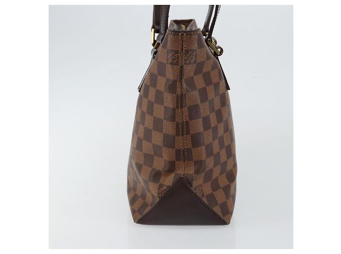 Louis Vuitton Cabas Piano Damier Marrone - vista 4