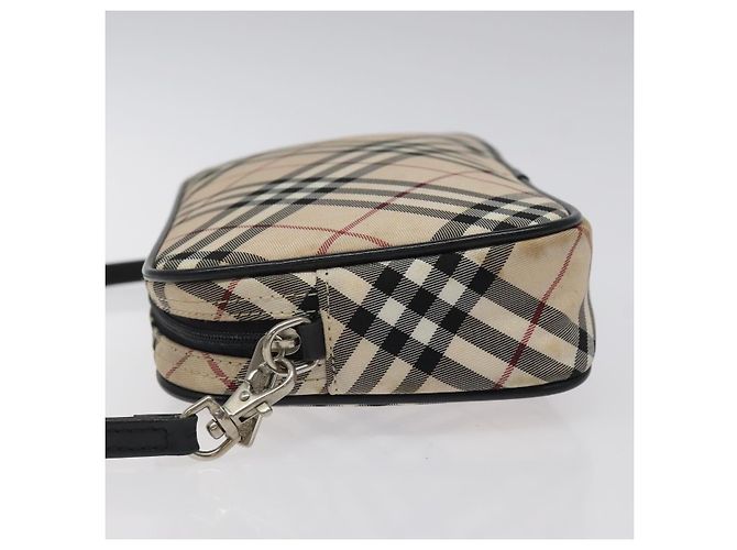 Pochette de lona con estampado Nova Check de Burberry Beige - vista 4