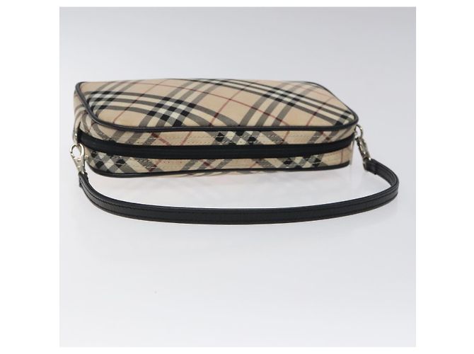 Pochette de lona con estampado Nova Check de Burberry Beige - vista 7