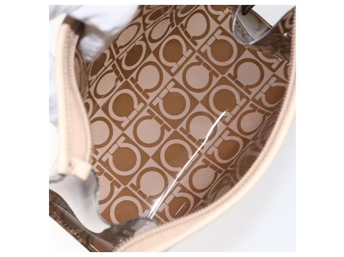 Pochette in tela Gancini Salvatore Ferragamo - vista 5