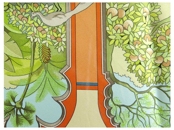 Aline Hermès LENÇO HERMES OS JARDINS DE ANDALUZIA HONORE 90 LENÇO DE SEDA Multicor - vista 11