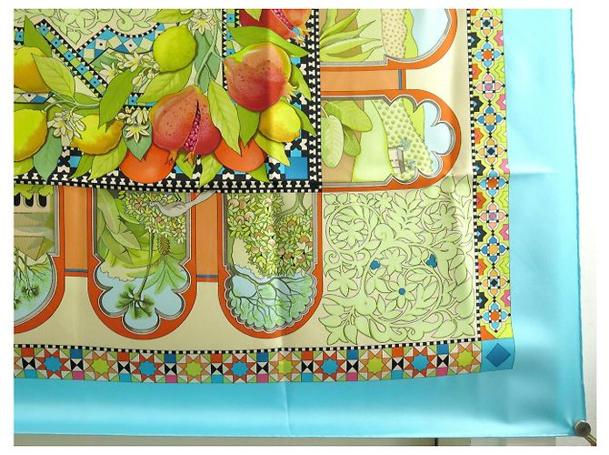 Aline Hermès LENÇO HERMES OS JARDINS DE ANDALUZIA HONORE 90 LENÇO DE SEDA Multicor - vista 5