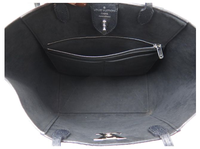 NEUE LOUIS VUITTON LOCKME CABAS N92917 LEDER UND PYTHON TASCHE Schwarz - Ansicht 10