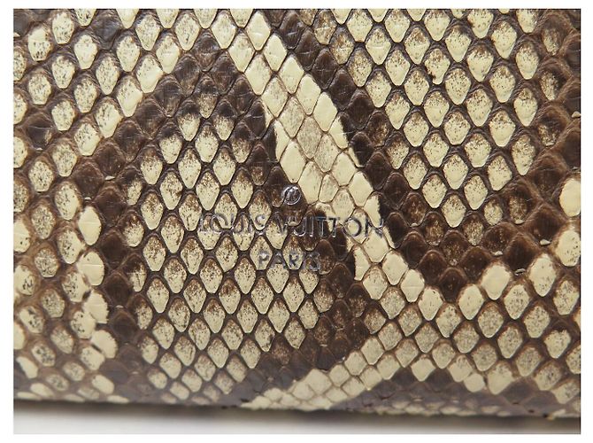 NEUE LOUIS VUITTON LOCKME CABAS N92917 LEDER UND PYTHON TASCHE Schwarz - Ansicht 8