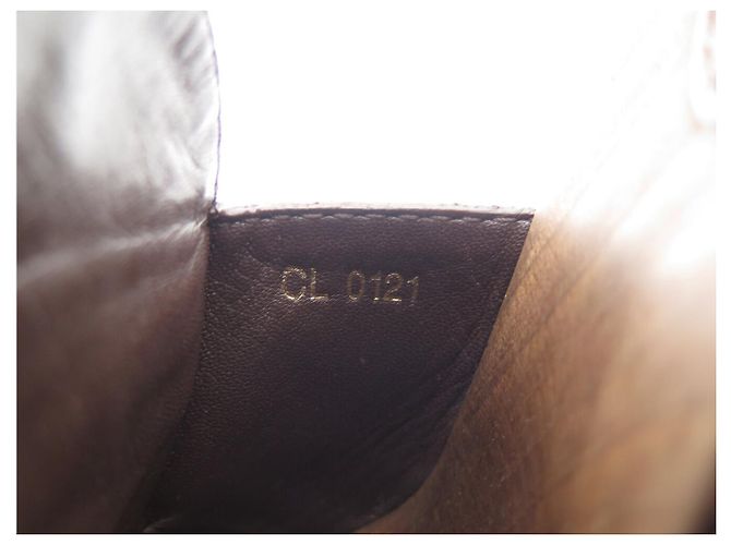 LOUIS VUITTON MULES MIT ABSATZ 38.5 LEDER SUEDE BRAUN - Ansicht 11