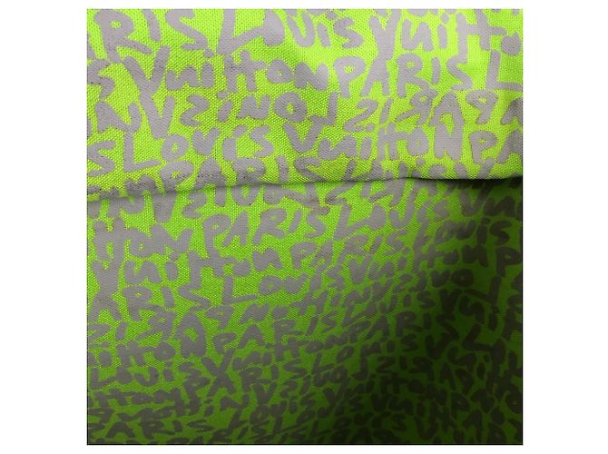 Louis Vuitton Monogram Graffiti Neverfull GM Marrone Verde Verde chiaro - vista 13