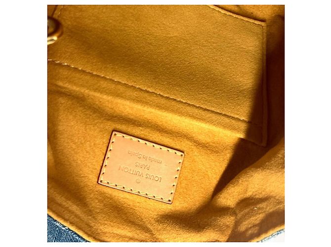 Zaino PM Monogram Denim Louis Vuitton Blu Monogramma - vista 15