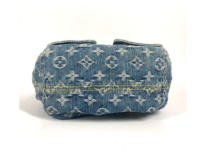 Zaino PM Monogram Denim Louis Vuitton Blu Monogramma - vista 5