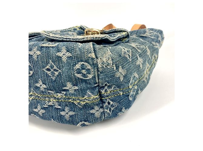 Zaino PM Monogram Denim Louis Vuitton Blu Monogramma - vista 6