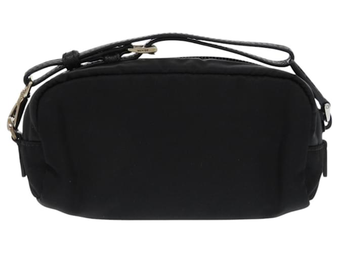 Pochette in nylon nera Prada Nero - vista 2