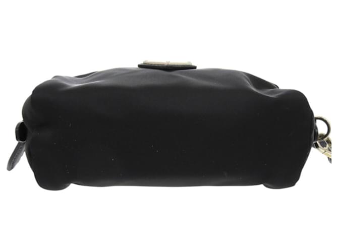 Pochette in nylon nera Prada Nero - vista 4