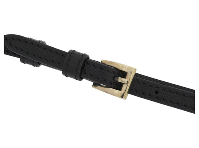 Pochette in nylon nera Prada Nero - vista 9