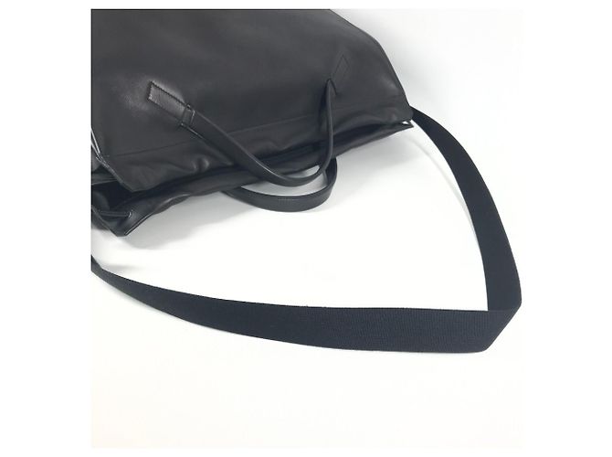 Borsa 2 in 1 Hermès Nouveau Cabas 50 Nero - vista 11