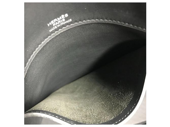 Borsa 2 in 1 Hermès Nouveau Cabas 50 Nero - vista 13