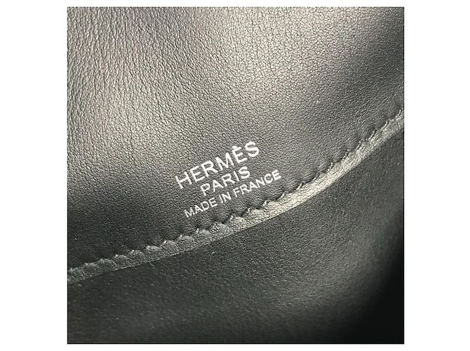 Borsa 2 in 1 Hermès Nouveau Cabas 50 Nero - vista 14