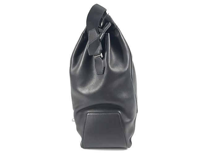 Borsa 2 in 1 Hermès Nouveau Cabas 50 Nero - vista 3