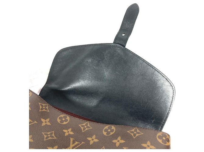 Louis Vuitton Monogram Macassar Parc Rucksack Braun Schwarz - Ansicht 10