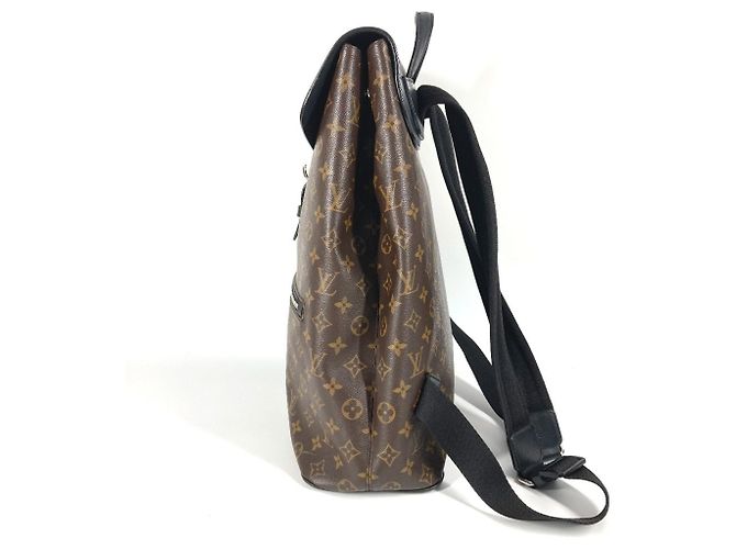 Louis Vuitton Monogram Macassar Parc Rucksack Braun Schwarz - Ansicht 18
