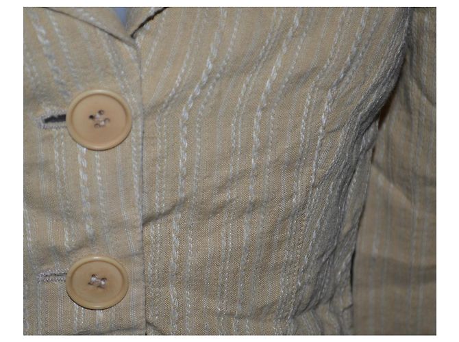 Max & Co Jacket Cotton Linen Multi Color Size 42 IT Multiple colors - view 2