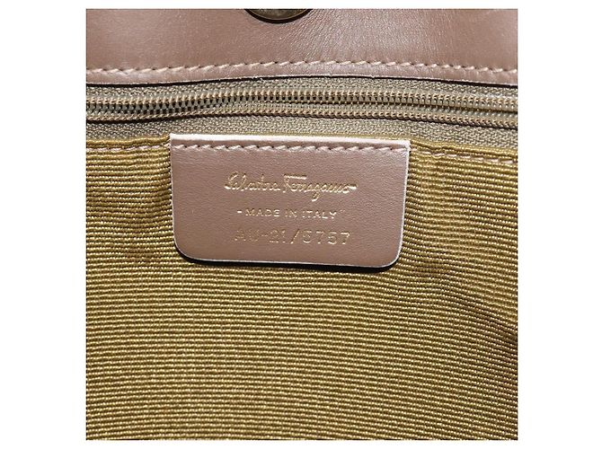 Gancini Tote aus Canvas Medium von Salvatore Ferragamo Beige - Ansicht 6