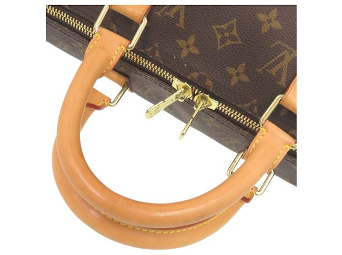 Borsa Boston Keepall 50 Monogram Louis Vuitton Marrone - vista 6