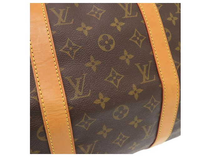 Borsa Boston Keepall 50 Monogram Louis Vuitton Marrone - vista 8