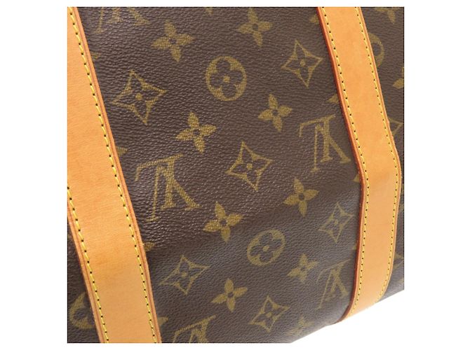 Borsa Boston Keepall 50 Monogram Louis Vuitton Marrone - vista 9