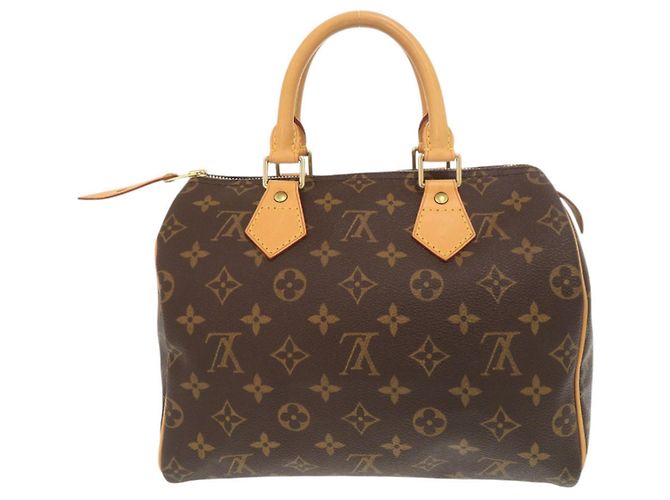 Borsa a mano Louis Vuitton Speedy 25 Monogram Marrone - vista 2
