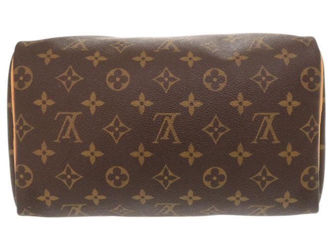 Borsa a mano Louis Vuitton Speedy 25 Monogram Marrone - vista 3