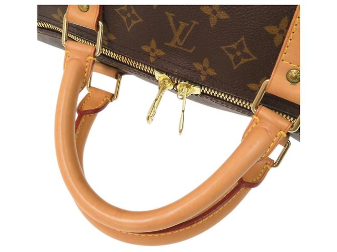 Borsa Boston Keepall Bandoulière 60 Louis Vuitton Marrone - vista 5