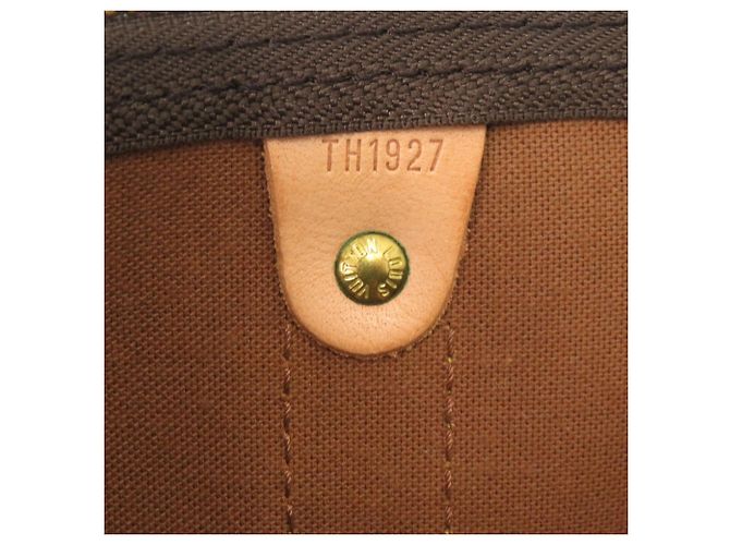 Borsa Boston Keepall Bandoulière 60 Louis Vuitton Marrone - vista 7