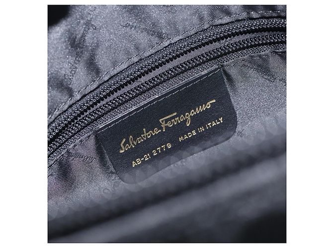 Gancini Borsa a tracolla Salvatore Ferragamo in tela - vista 6