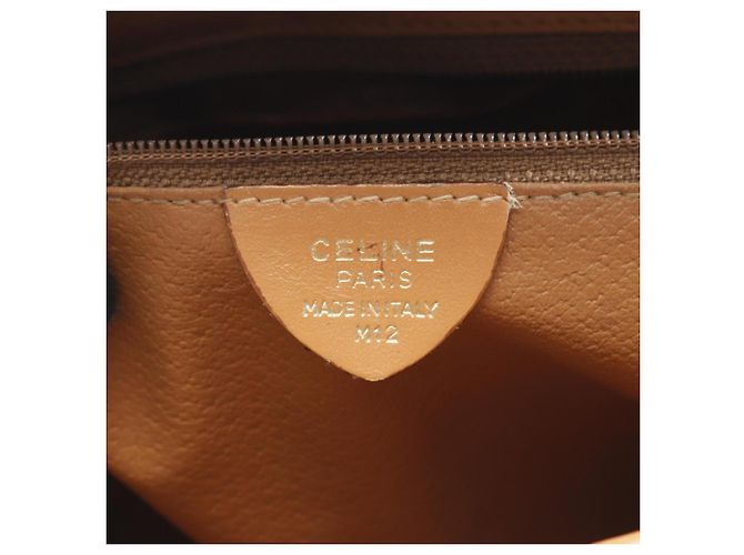 Céline Macadam Schultertasche von Celine Braun Beige - Ansicht 4