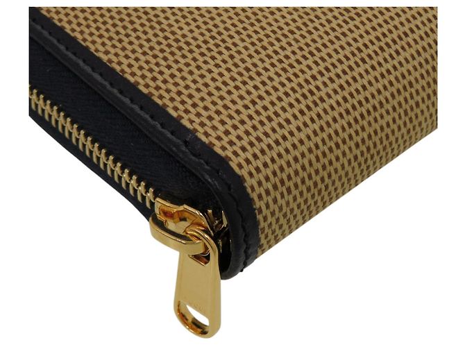 Cartera Larga Horsebit 1955 Gucci Beige Azul marino - vista 7