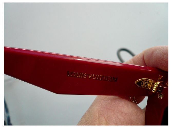 LOUIS VUITTON Neue Rote 3D-Sonnenbrille - Ansicht 4