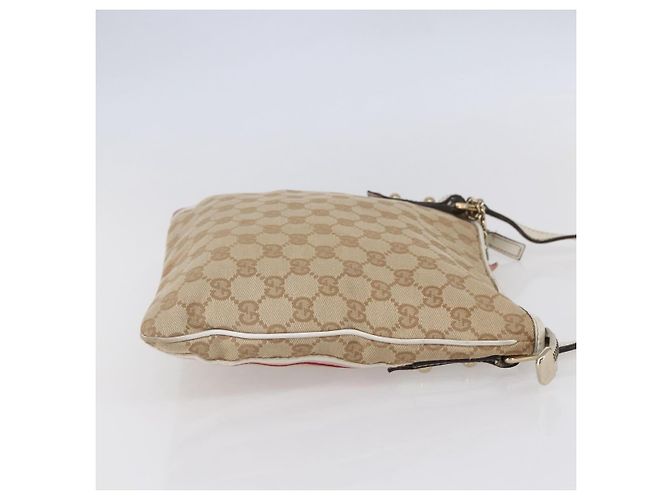 Borsa Messenger Jolicoeur GG Canvas di Gucci Beige - vista 4