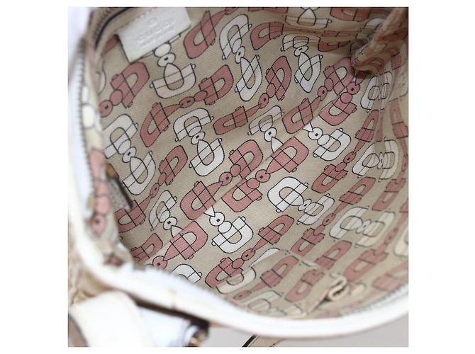 Borsa Messenger Jolicoeur GG Canvas di Gucci Beige - vista 5