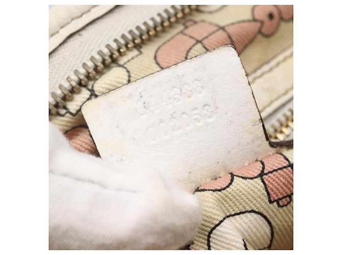 Borsa Messenger Jolicoeur GG Canvas di Gucci Beige - vista 7
