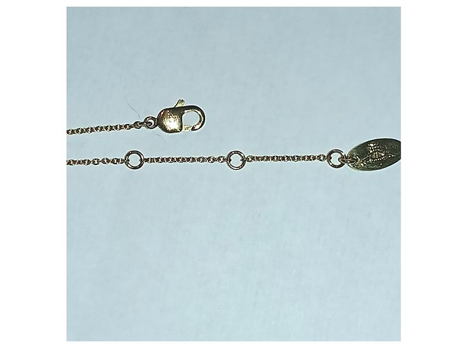Collana Vivienne Westwood a forma di Corsetto D'oro - vista 7
