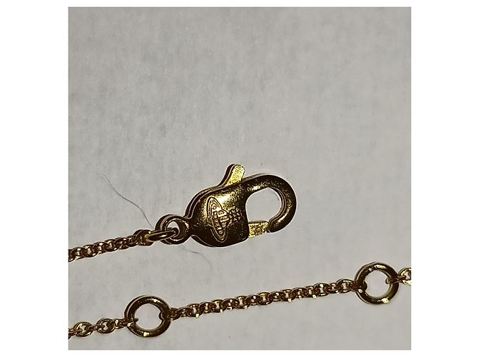 Collana Vivienne Westwood a forma di Corsetto D'oro - vista 8