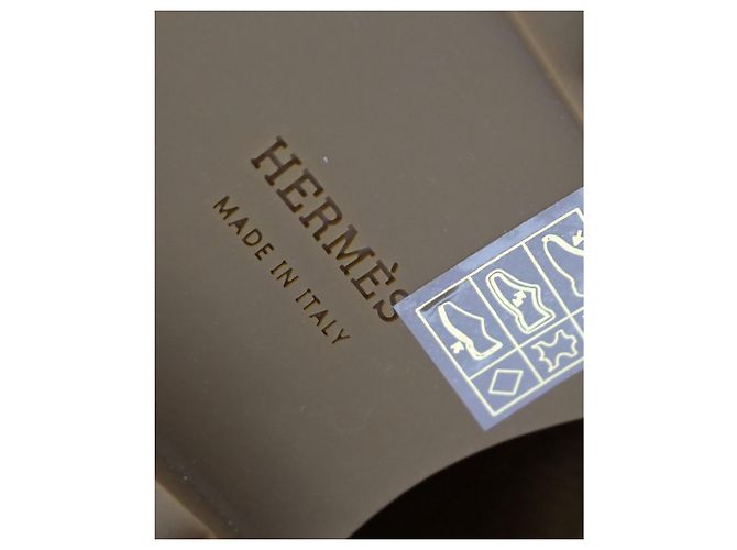 Botas Hermès Fiji Camel Mosaique em Couro Matelassado Camelo - vista 6