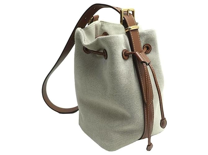 Borsa a secchiello Miu Miu beige/marrone - vista 2