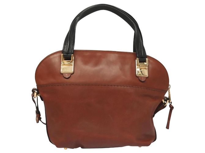 Chloé Angie Tote aus Leder Mittel Braun - Ansicht 2