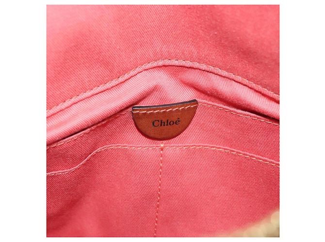 Chloé Angie Tote aus Leder Mittel Braun - Ansicht 6